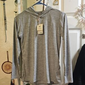 Patagonia Gray Long Sleeve Women's Tee